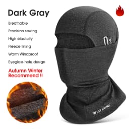 WEST BIKING Winter Warm Bicycle Balaclava Hat Full Face Windproof Bike Mask Caps Climbing Skiing Cycling Fleecr Cold-proof Hat