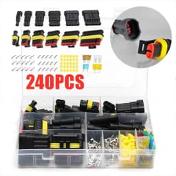 Waterproof Connectors Kit Automotive Wire Quick Connector Electrical In Car Wiring Auto Seal Socket 1 2 3 4 5 6 Pin Plug Kit Way