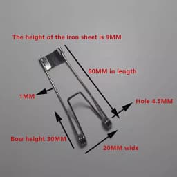 10pcs/lot Mounting Spring Clips Spring For Lamp Led Downlight Torsion Spring Spring Clips Lighting Accessories