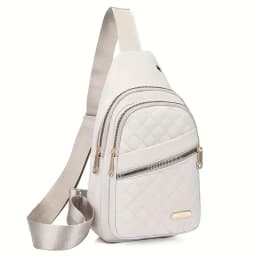 Neutral Style Backpack for Men and Women, with Multiple Color Slanted Fabric and Nylon Material. Suitable for Travel.