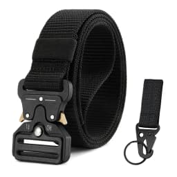 Men's Belt Outdoor Hunting Tactics Belt Multi functional Buckle Nylon Belt High Quality Marine Corps Canvas Belt 125cm