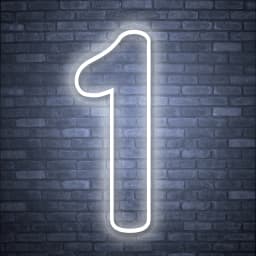 Dimmable LED Neon Sign 'ONE' for Baby's 1st Birthday Party Decor USB Powered Neon Light for Home Bar Stand Art Decoration