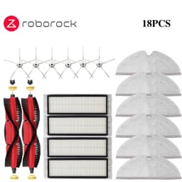 For Xiao mi Roborock S5 S50 S51 S55 S6 S60 S6 Pure Vacuum Cleaner Accessories HEPA Filter Mop Cloth Side Main Brush Spare Parts