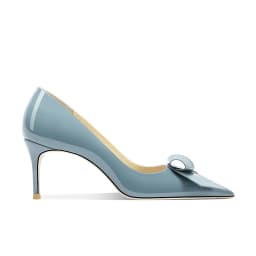 Bow High Heels Women's New Sweet Pointed Stiletto Comfortable Patent Leather Women's Shoes