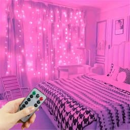 Christmas USB Curtain String Fairy Lights 8 Mode 6/3M LED Garland Remote For Party Garden Home Wedding Decoration New Year 2025