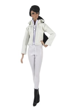 1 Set Doll Clothes 1:6 Scale Leather Outfit for 11.5 inch 30cm Doll Many Style for Choice Gifts for Girls #05