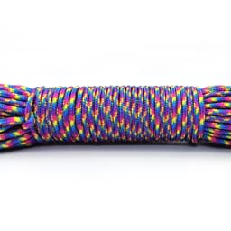 100ft 3mm Solid Parachute Cord Lanyard Rope Mil Spec Type One Strand Climbing Camping Survival Equipment Paracord
