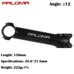 Paloma Bicycle Extended Stem 150mm Long 12 Degree CNC Handle 28.6 * 31.8mm Mountain Bike Road Bike Equipment Accessories