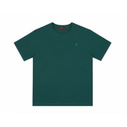 CH Embroidered Solid Color Short Sleeve T Shirt Men Crew Neck Regular Fit Classic Timeless Premium Fabric Casual Daily Tops
