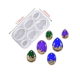 Keychain Pendant Twelve Constellation Silicone Mold For Epoxy Resin Casting Creative Earrings Jewelry Pendants Making Molds
