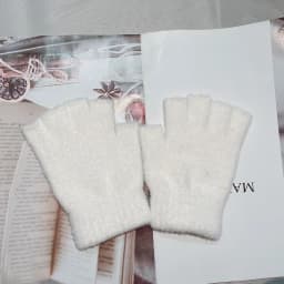 Comfortable Soft And Warm Woolen Gloves For Autumn And Winter Outdoor Cold Proof And Warm Woolen Knitted Half Finger Gloves