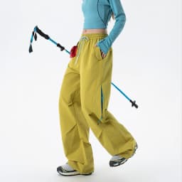 CHRLCK Women's Waterproof Hiking Pants Loose Quick Drying Cargo Pants Fishing Camping Cycling Trekking Jogging Trousers