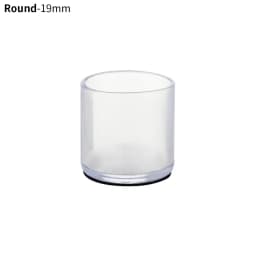 16Pcs 16/19/25/30mm Chair Leg Cap Rubber Feet-Protector Pads Non-slip Transparent Table Covers Furniture Leveling Feet Decor