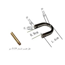 Top Layer Cowhide Zipper Pull Tab Detachable Copper Screw Rod Hardware D Buckle Handbag Resistant Pull Handle Clothing Access...