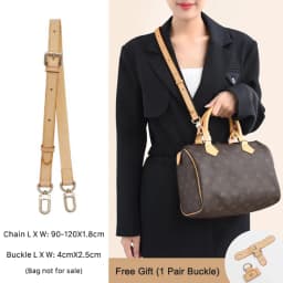 EverToner Adjustable Crossbody Leather Strap for Speedy 25 30 Bag Shoulder Straps Replacement Accessories
