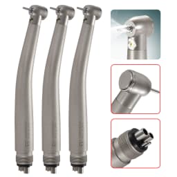 N-S-K Style Dental Fiber Optic LED E-generator Handpiece Big/Standard Head 4 Spray 4 Hole Push Button for block tooth operation