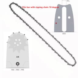 25'' Chainsaw Guide Bar 3/8" 0.063" 84DL Chain For STIHL MS362 MS390 MS391 MS440