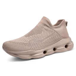 Running Shoes Men Lightweight Mesh Comfortable Flat Casual Walking Shoes Slip-on Unisex Sneakers for Men and Women Big Size