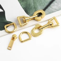 1-5Sets Metal Rectangle Eyelets Locks Hanger Panel Woman Bags Handbags Purse Hardware Clasp Closure Twist Locks DIY Accessories