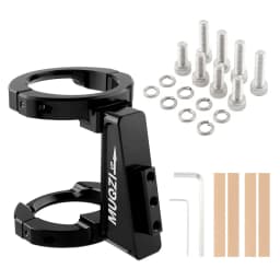 For Birdy Dahon 412 SP8 Folding Bicycle Front Bag Carrier Mount Adapter Adjustable Clamp Ring Bike Front Bag Holder Adapter