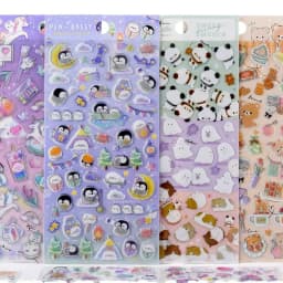 3 pcs/6 pcs Sweet Pets Room Cartoon Candy Crystal Stickers Scrapbooking Diy Journal Stationery Sticker Cute Deco School Supplies