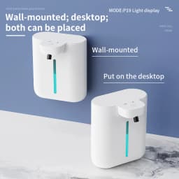 Intelligent Light Indicator Soap Dispenser 500ML Capacity Automatic Hand Sanitizer Suitable for Wall Mounting or Desktop Use
