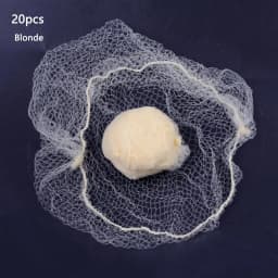 20/60/100Pcs Nylon Hair Net for Bun Black Blonde Brown 5mm Durable Mesh Hair Styling Tool for Wigs Hair Net for Hair Style
