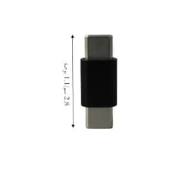 USB C Male to Male Adapter, USB Type C Coupler Extender Support PD, 5Gbps, for Thunderbolt 4/3, MacBook Pro/Air, Laptop, Phones