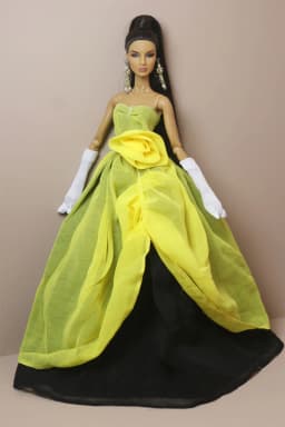 1 Set Doll Clothes 1:6 Scale Dress Gown Outfit for 11.5 Inch 30cm Doll Many Style for Choice Gifts for Girls Doll Accessories #8