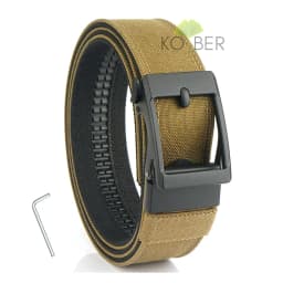 KOLBER Hard Tactical Belt for Men Metal Automatic Buckle Military Gun Belt 1100D Nylon Outdoor IPSC Belt Casual Waistband Male