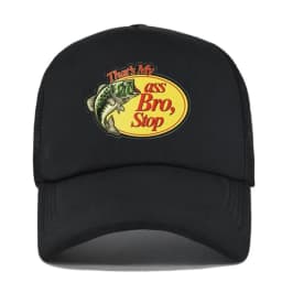 Thats My Ass Bro Stop Snapback Baseball Caps Custom Mesh Cap Men's Trucker Hat Hunting & Fishing Streetwear Dad Hat Dropshipping