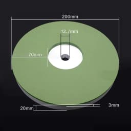 Resin Diamond Wheel Grinding Disc 200mm 8" Inch Grinding Hairdressing Scissors Jewel Polishing Disc