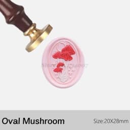 Sealing Wax Seal Stamp Oval Daisies Snowflake Bridge Plant Pattern Gift DIY Scrapbooking Supplies Handbook Brass Craft Stamps