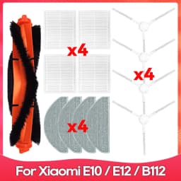 Fit For ( Xiaomi Robot Vacuum S20, E10, E12, E10C, B112, C103, Mijia 3C Plus, 3C Pro ) Main Side Brush Filter Mop Accessory Part