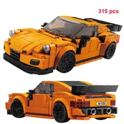 Technical Speed Car MOC City Vehicle Racing Car Rally Building Blocks Bricks Set Retro Ornament Diy Toys For Adults Gifts