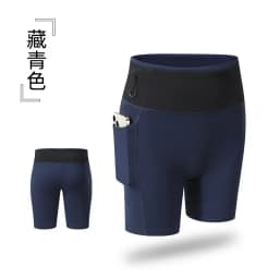 Women Summer Running Compression Shorts Quick Dry Marathon Trail Running Training Tights Sports Leggings Gym Pockets Yoga Pants