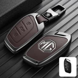 Key Fob Cover Full Protection Shockproof For MG ZS MG 4 MG HS MG 5 MG RX8 Zinc Alloy Heavy Duty Car Accessories