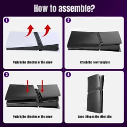 Pro Plates Digital Edition for PlayStation5 Pro Cover Accessories Faceplate Custom Side Face Panel Shell Replacement for PS5 Pro