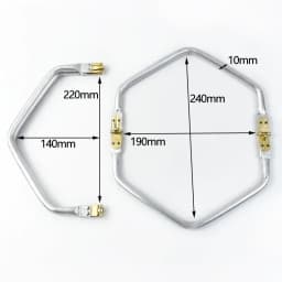 1-5Pcs Metal Kiss Clasp Purse Frame Cloud Bag Doctor Aluminium Tube Handle Buckle DIY Bags Clutch Handles Hardware Accessories