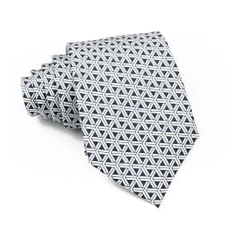 Soft Men's Imitation Silk 52 Colorful 8cm Lines Geometric Patterns Leisure Tie Business Party Gentleman Necktie Accessories Gift