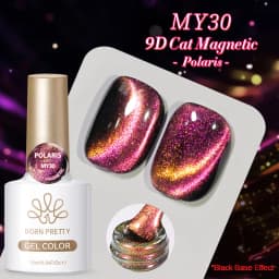BORN PRETTY 10ml 9D Polaris Light Cat Magnetic Gel Black Base Needed Semi Permanent Soak Off UV Gel Varnish Manicure