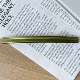 Leaf Fritillaria Korean Refreshing Fruit Green One line Clip Spring Clip Short Hair Horse Tail Hair Clip French Princess Head