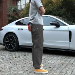 Early Autumn Men's Outdoor Work Pants Casual Soft  Triangular Label American Style Long Trousers Versatile Straight Leg