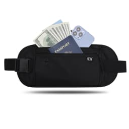Waterproof RFID Blocking Mini Fanny Pack Phone Money Waist Bag Travel Running