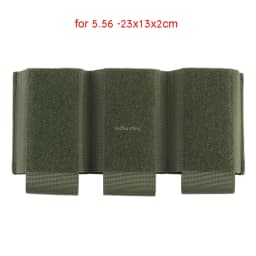 Tactical 5.56/7.62 Triple Magazine Pouch Magazine Holder with Hook Fasteners for MK3/MK4 Chest Rig Magazine Insert Pouch