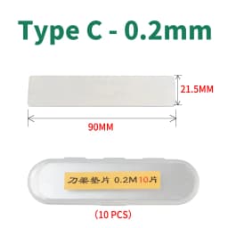 CNC Turning Tool Holder Shim Gasket Spacer Lathe 0.1mm 0.5mm 1.0mm 1.2mm 1.5mm Cutter Machine Tool Accessories