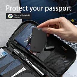 1pack Android Wallet Tracker Card Tracker Tag,Works with Google Find Hub App (NOT for IOS or Huawei),Waterproof for Keys Luggage