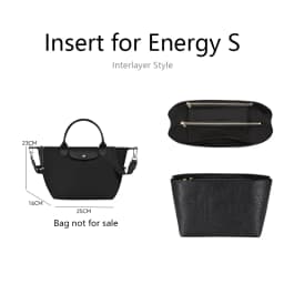 Bag Organizer Insert For Longchamp Energy Small Medium Mini Dupont Paper Support Insert Inner Bag Accessories