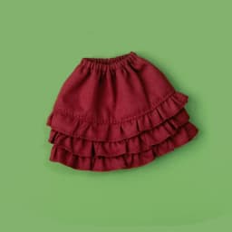 Blyth Clothes Colorful Layered Short Mini Skirt Cropped Midriff-Baring Top Crop Blouse for Azones Ob 22 Ker YMY Doll Accessories