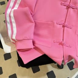 Loose Fit Sweatshirt with Button Design Autumn Winter New Style Versatile Outerwear Korean Style Long Sleeve Stand Collar Coat